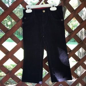 Soft black cords size 2 boys NWT